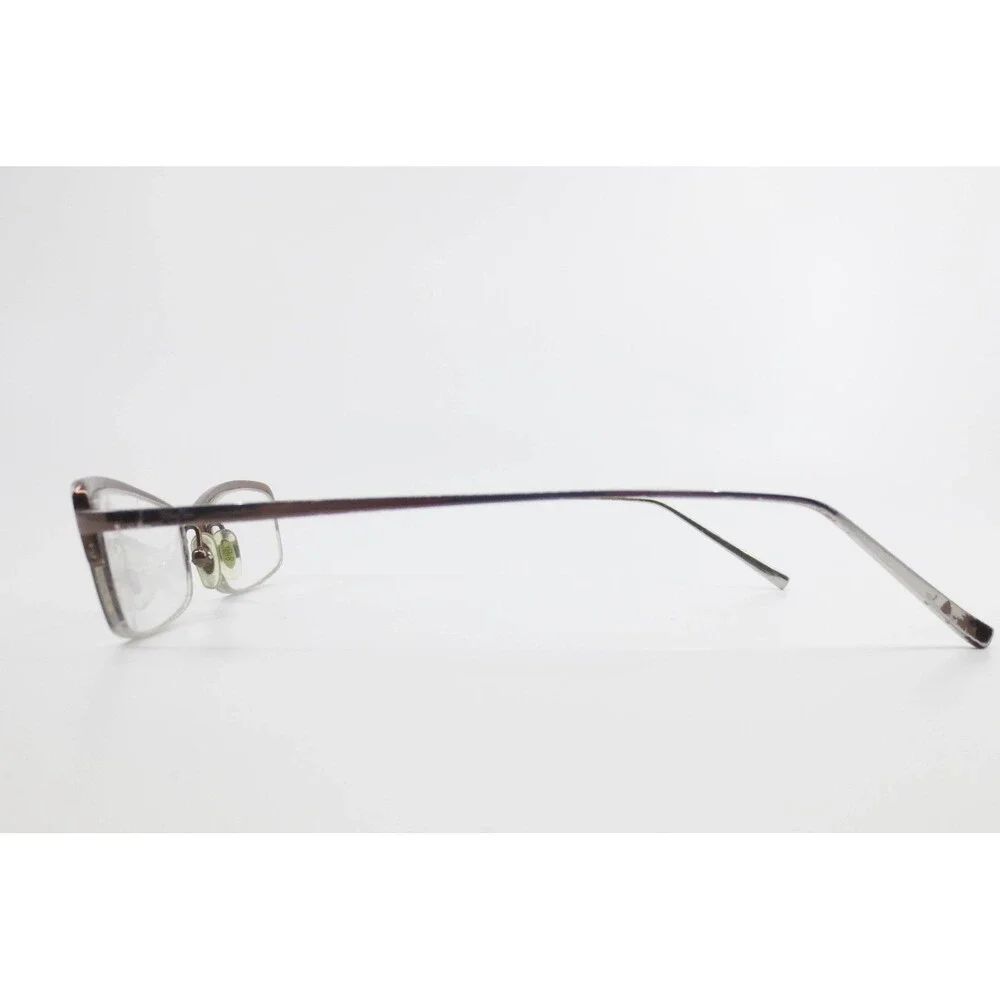 Ray-Ban RB 8535 1033 Brown Semi-Rimless Rectangular Eyeglasses 50-19-135
